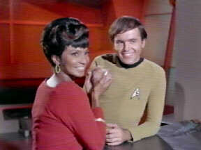 Uhura and Checkov