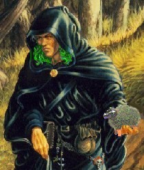 Raistlin Majere as a Chia Pet