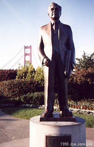 Statue of Bridge Engineer Strauss