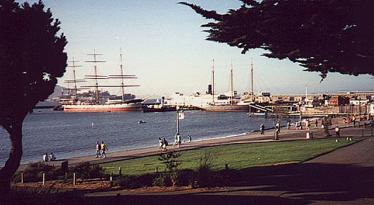 View of Historic Ships