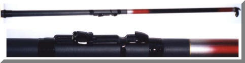 Telescopic carbon rod for spinning and casting. -match