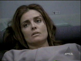 Elizabeth Lochley in sickbay