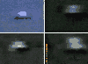 4 shots of a UFO