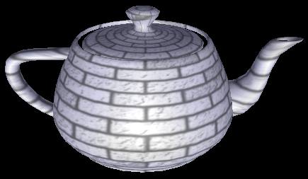 textured teapot