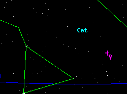 Illustration conjonction Vnus + Jupiter