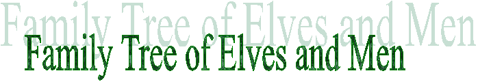 The Family Tree of Elves and Men