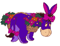 Flower-bedecked Eeyore