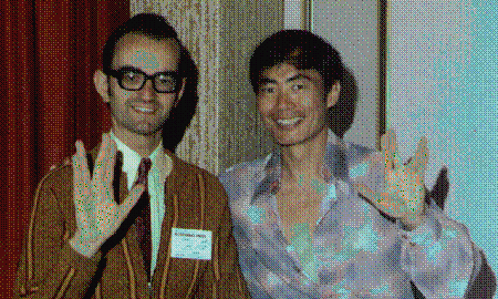 With George Takei in Sydney, 1979