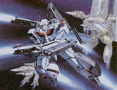 The transforming aircraft/giant robot from Macross