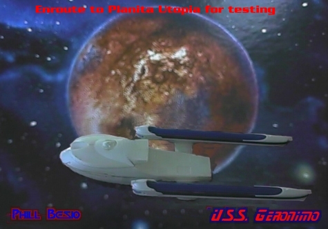 U.S.S. Geronimo in orbit around Mars