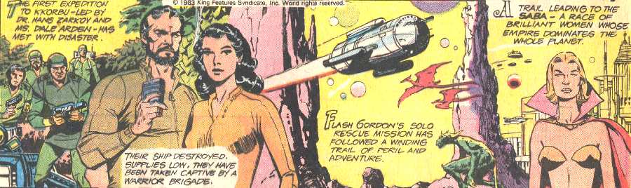 FLASH GORDON 1983-1984 BY DAN BARRY