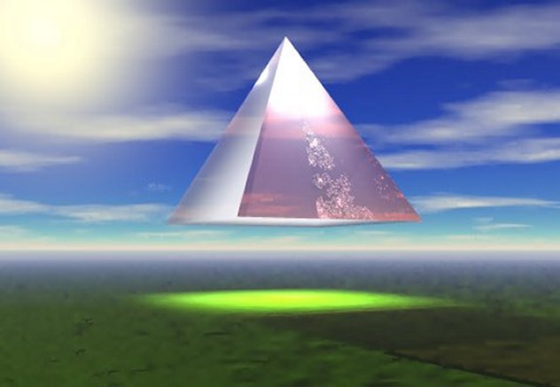 levitating pyramid image