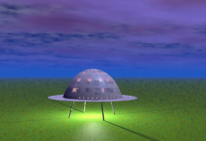 landed saucer image