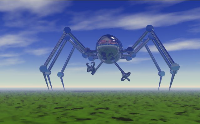 mechanical spider image