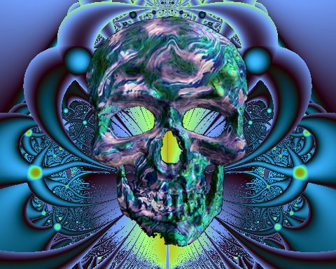 psychedelic skull 2 image