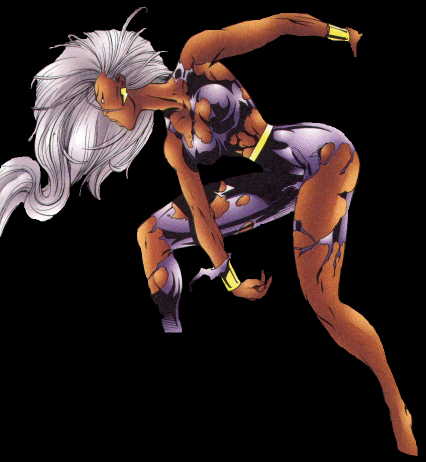 Storm's Costume In Tatters