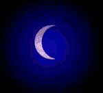 Picture of a crescent moon