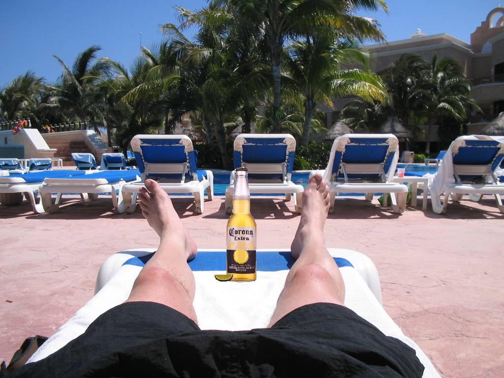 Corona at the Pool