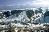 Another photo of the Bucegi Mountains in the winter.