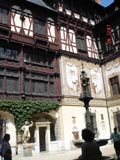 Peles Castle closeup. We were only allowed to take photos of the outside.