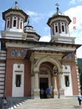 One of the churches in the Sinaia Monestary.