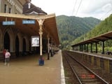 The Sinaia train station.