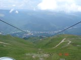 View from the top of the cablecar. The peak is a bit higher, reachable by foot in about 20 minutes.