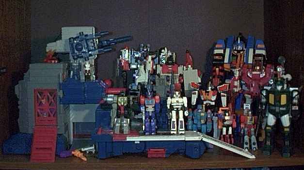 Top of shelf of the Autobot cabinet