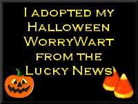 Black Halloween Worry Wart Certificate