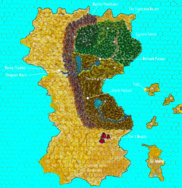 Imperial Terra, Continent 1