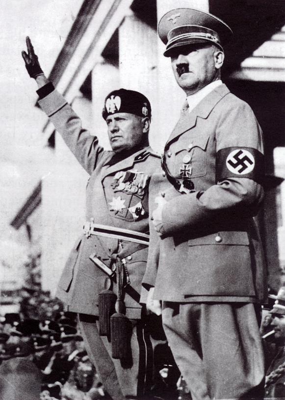 Hitler y Mussolini