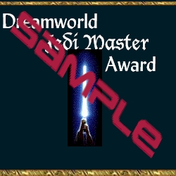 Jedi Master Award sample