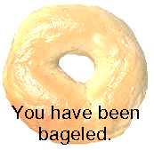 To set up the Bagel Gram use this picture, the You've been bageled header and the have a bagel day signature