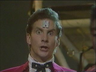 Rimmer hitting a high note