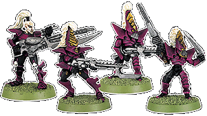 A Group of Dark Eldar Warriors