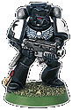 A Black Templars Space Marine