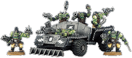 Vroom - An Ork Mob in a Wartrukk!