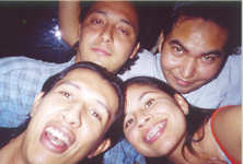 Enrique, Edson, Raul y Gloria