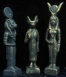 Triple Isis/with Bast Cat Goddess Form