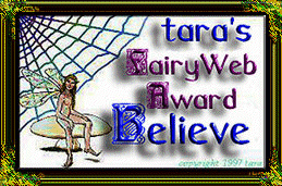 Fairy Web/ Believe Award