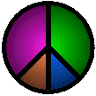 Colourful Peace Sign