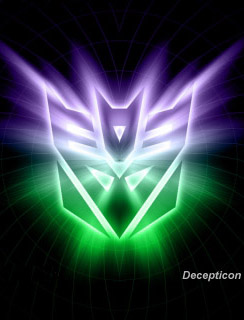 Gen 1 Decepticon Neon Logo