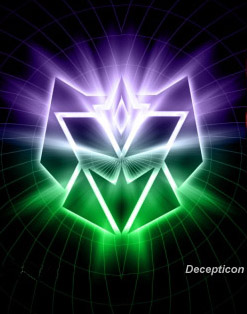 Gen 2 Decepticon Neon Logo