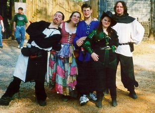 The gang at the Ren Faire