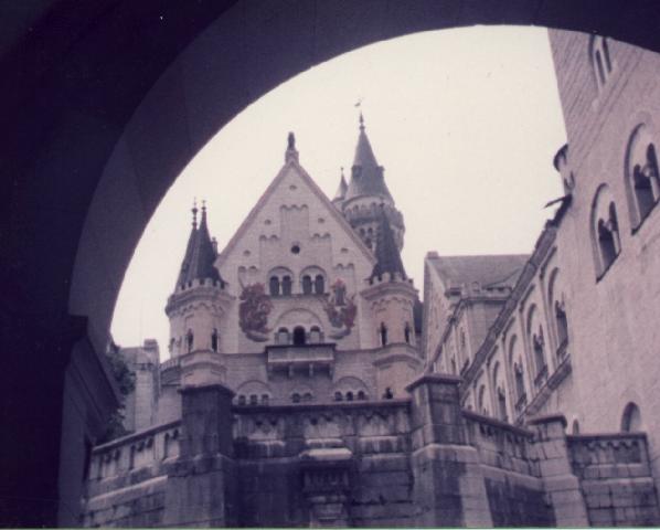 Neuschwanstein Castle in Germany 1984