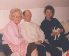 My mother with her parents