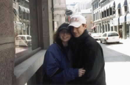 Ian and I in Montreal in April 2001