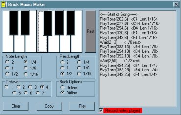 Music Maker window