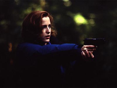 Scully shot the creature