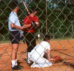 Robert at bat